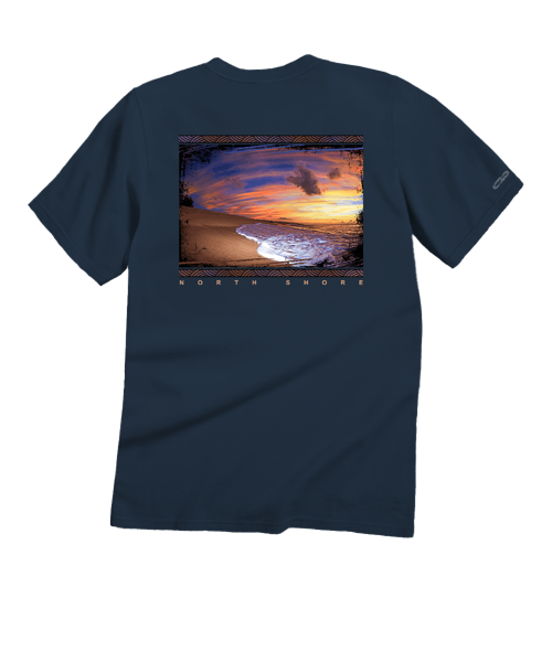 Clark Little Pau Hana - Navy Short Sleeve Crewneck T-Shirt