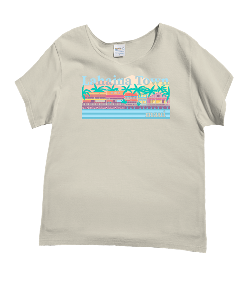 Sweet Lahaina - Coconut Dyed Short Sleeve Scoop Neck T-Shirt