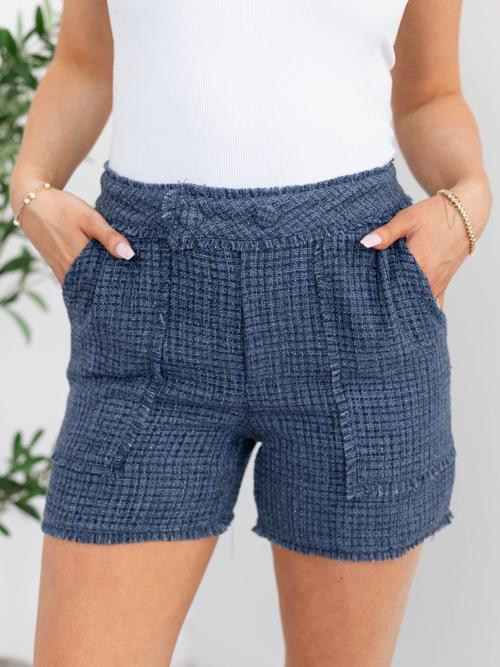 Democracy Skyrise Double Button Pleat Fray Short