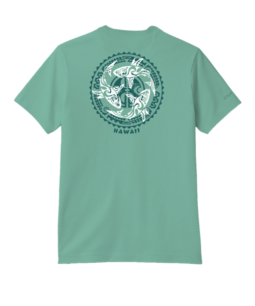 Kako Tri Mano - Seagreen Short Sleeve Pima T-Shirt