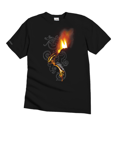 Aloha For Big Island - Black Short Sleeve Crewneck T-Shirt