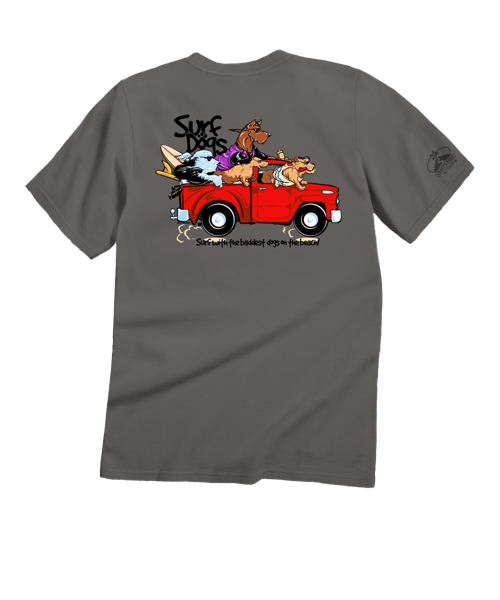 Bad Surf Dogs - Crater Dyed® Short Sleeve Crewneck T-Shirt