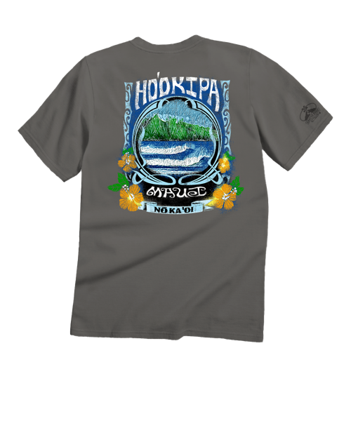 Woodcut Hookipa - Crater Dyed® Short Sleeve Crewneck T-Shirt