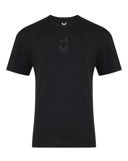 Alpine Racing F1 Dual Brand T-Shirt - Caviar Black