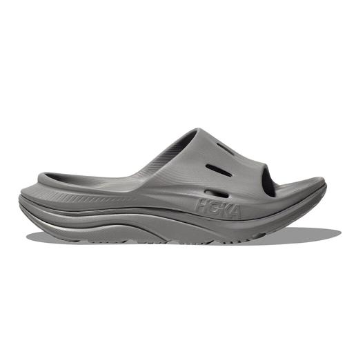 Hoka Ora Recovery Slide 3 - Grey & Grey