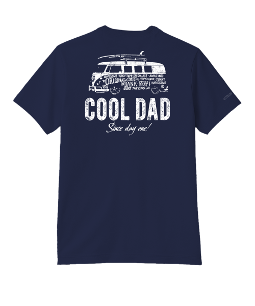 Volkswagen Cool Dad - Indigo Short Sleeve Pima T-Shirt
