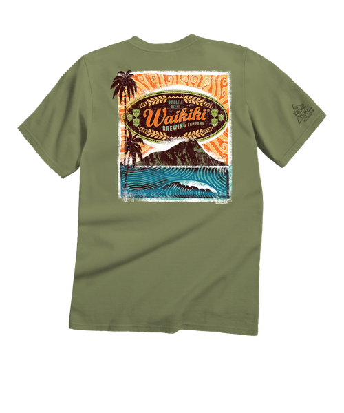 Sunset Brew - Hemp Dyed Short Sleeve Crewneck T-Shirt