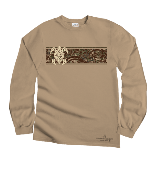 Teahi Band - Kona Coffee Dyed Long Sleeve Crewneck T-Shirt