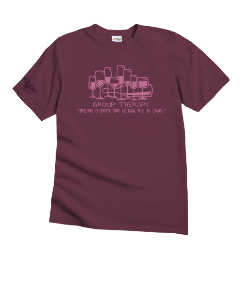 Group Therapy - Wine Dyed Short Sleeve Crewneck T-Shirt
