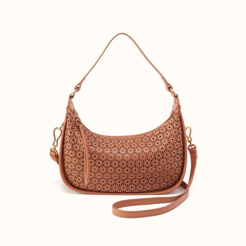 Mia Crescent Hobo in Sun-Perf Leather - Canyon Petal – HOBO