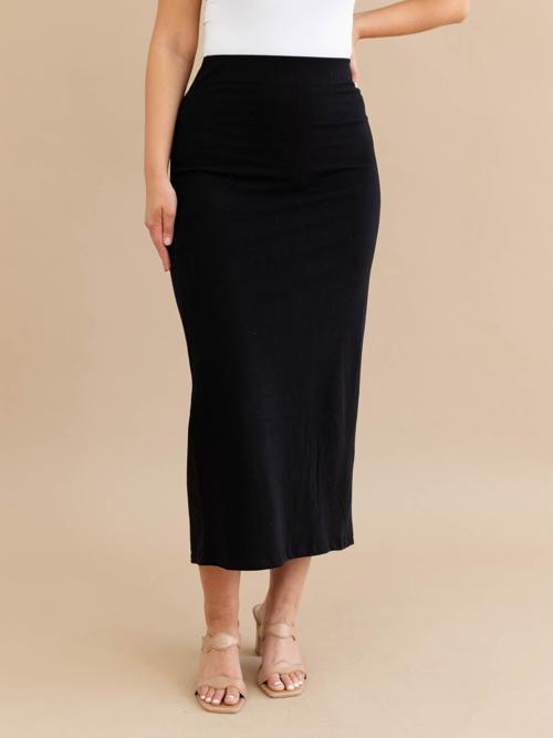 Z Supply Gail Solid Midi Skirt