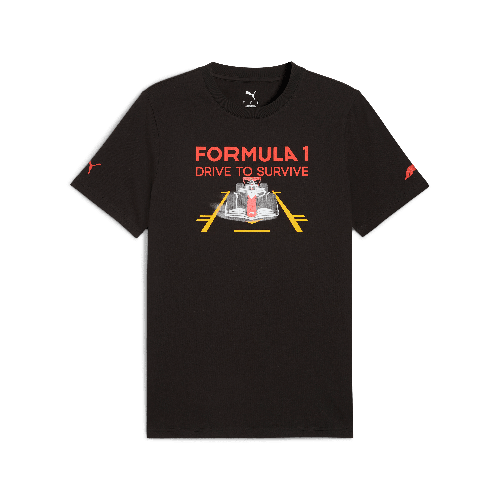 Formula 1 Tech Puma "Drive to Survive" T-Shirt - Black/White