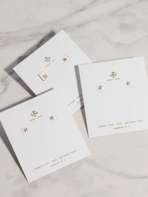 Brenda Grands Initial Studs