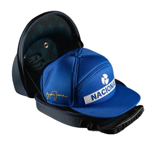 Ayrton Senna F1 Nacional 1984 Original Hat - Blue