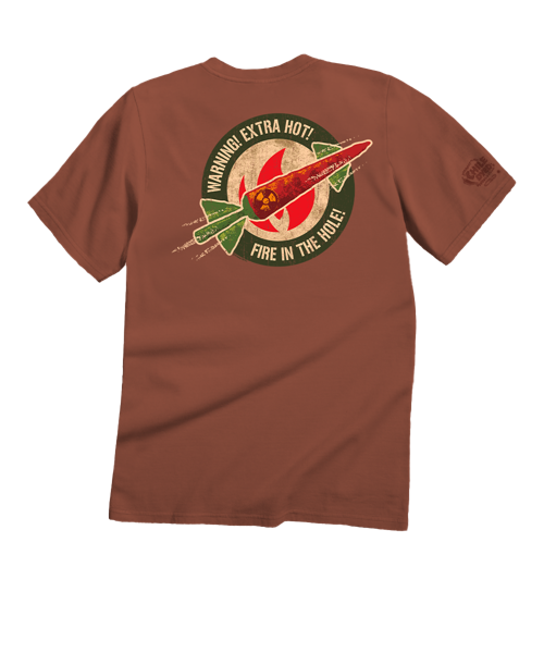 Fire In The Hole - Chile Dyed Short Sleeve Crewneck T-Shirt