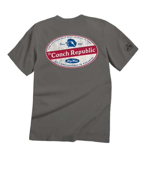 The Conch Republic - Crater Dyed® Short Sleeve Crewneck T-Shirt