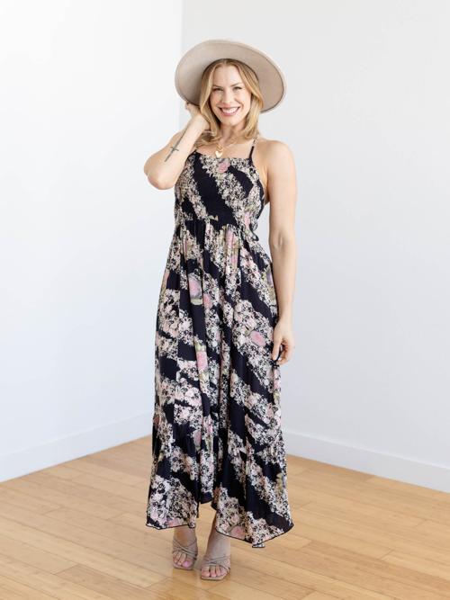 Free People The Heat Wave Printed Maxi Dress