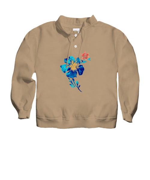 Dreamer - Kona Coffee Dyed Long Sleeve Lightweight Pullover