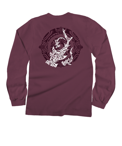 Ocean Masters - Wine Dyed Long Sleeve Crewneck T-Shirt
