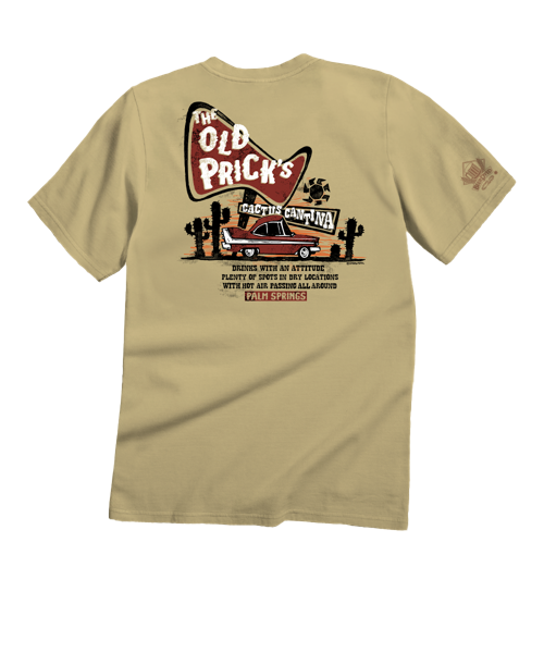 Cactus Cantina - Beer Dyed Short Sleeve Crewneck T-Shirt