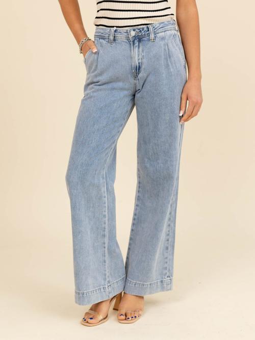 Just Black Light Denim Lightweight Relaxed Trouser