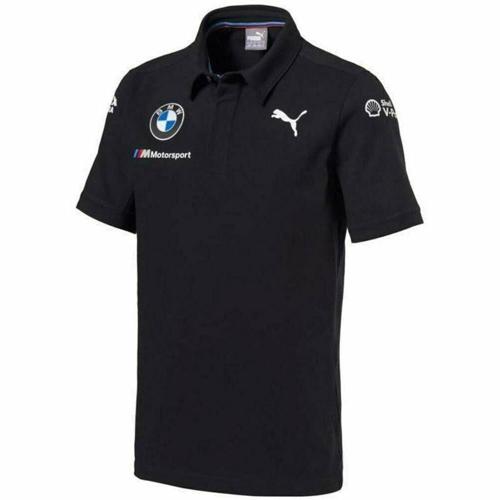 BMW Motorsports Dark Anthracite Gray Men's Team Polo Shirt
