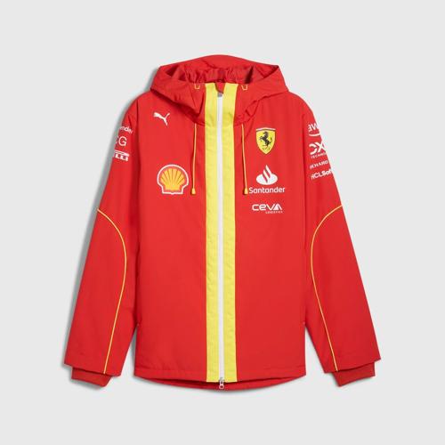 Scuderia Ferrari F1 2024 Team Replica Pro Rain Jacket - Red