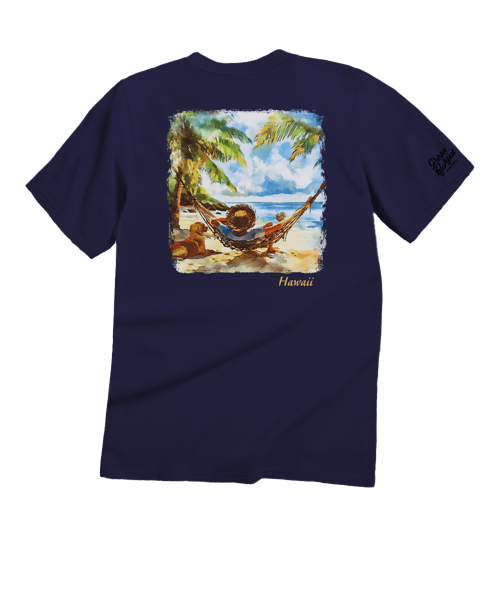 Kickback Watercolor - Grape Dyed Short Sleeve Crewneck T-Shirt
