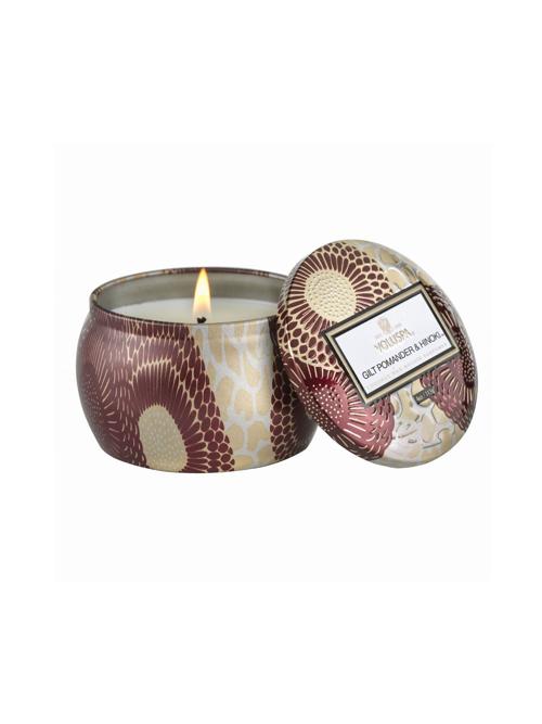 Voluspa Gilt Hinoki Mini Tin