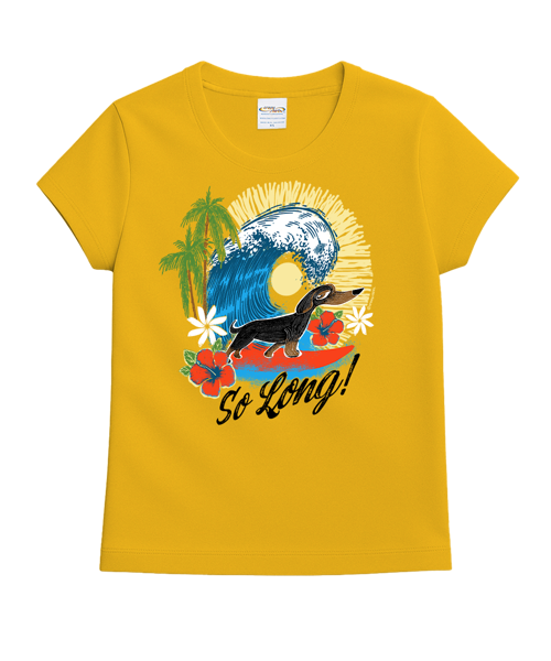 So Long - Pineapple Dyed Short Sleeve Crewneck T-Shirt