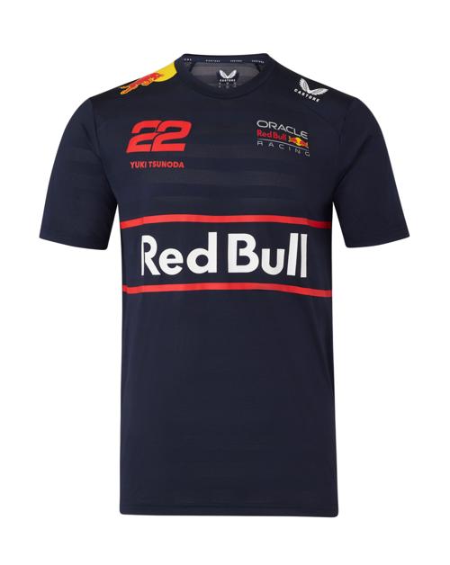 Red Bull Racing F1 Kid's 2025 Yuki Tsunoda Team T-Shirt - Youth Navy