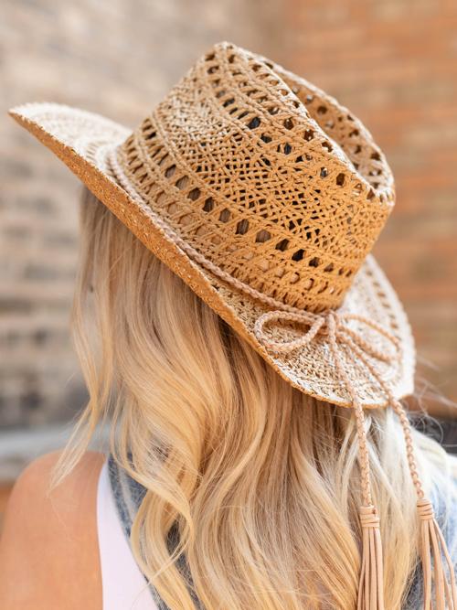 Wicker Cowboy Hat