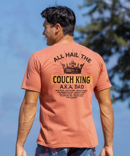 Couch King - Chile Dyed Short Sleeve Crewneck T-Shirt