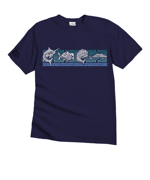 Tribal Grand Slam Band - Grape Dyed Short Sleeve Crewneck T-Shirt