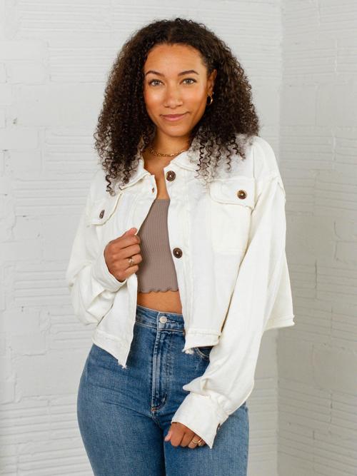 Free People Saturday Shirt Jacket