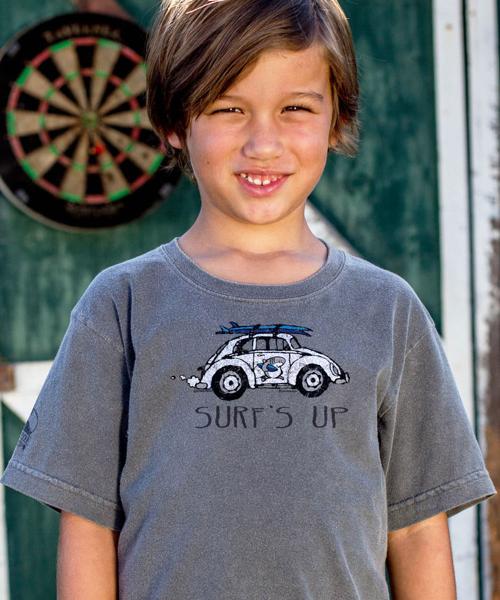 Volkswagen Surfs Up Sharka™ - Crater Dyed® Short Sleeve Crewneck T-Shirt
