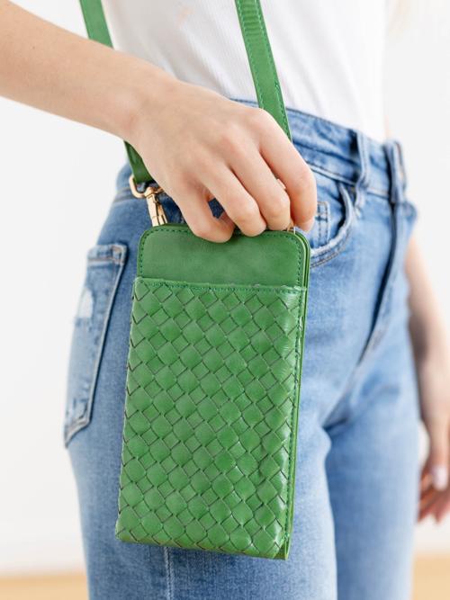 Woven Double Duty Phone Bag