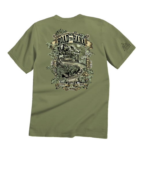 Hana Etch - Hemp Dyed Short Sleeve Crewneck T-Shirt