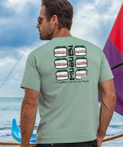 Musubi Six Pack - Seaglass Short Sleeve Crewneck T-Shirt