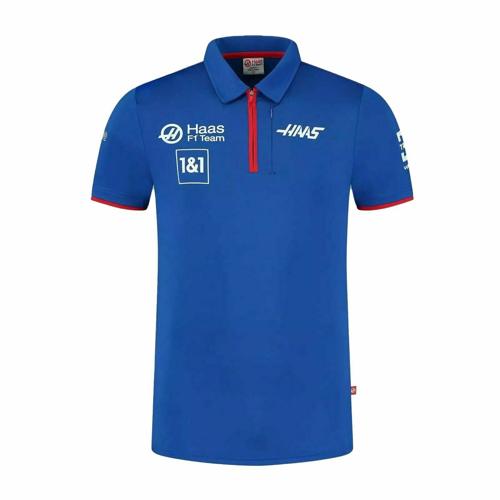 Haas Racing F1 Men's Team Fitted Polo Shirt