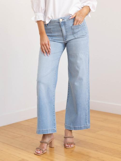 KUT Fortitude Meg Patch Pocket Wide Leg