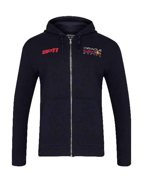 Red Bull Racing F1 Sergio "Checo" Perez Race Car Full Zip Hoodie - Navy