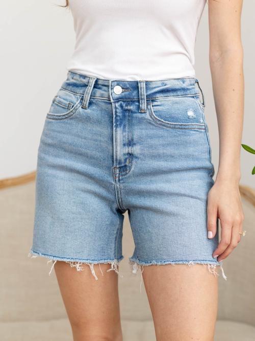 Lovervet Wildflowers Midi Denim Shorts