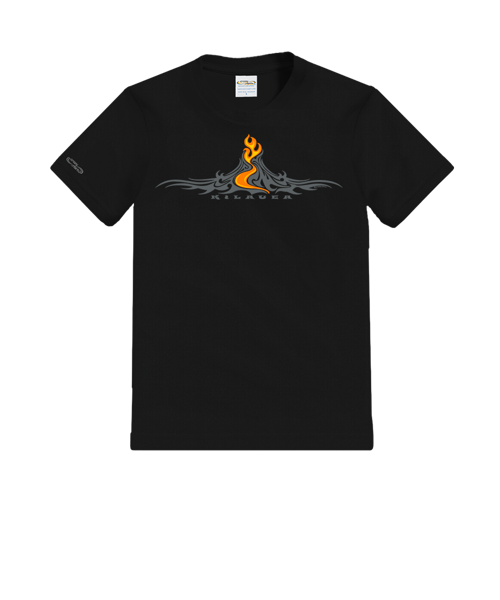Kilauea Tattoo - Black Short Sleeve Crewneck T-Shirt