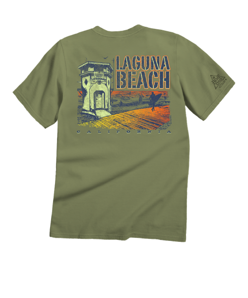 Laguna Beach - Hemp Dyed Short Sleeve Crewneck T-Shirt