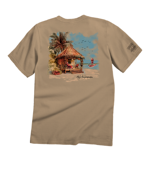 Beach Hut - Kona Coffee Dyed Short Sleeve Crewneck T-Shirt