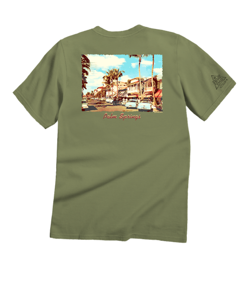 Palm Canyon Drive - Hemp Dyed Short Sleeve Crewneck T-Shirt