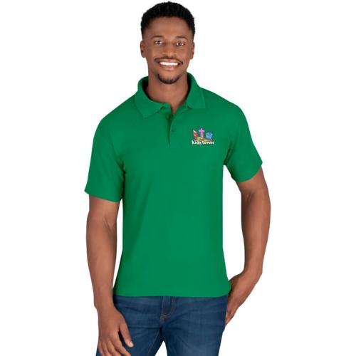 Mens Basic Pique Golf Shirt Image