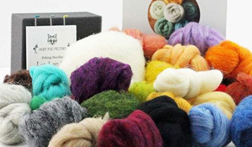 Bulk Wool Roving for Needle Felting Projects