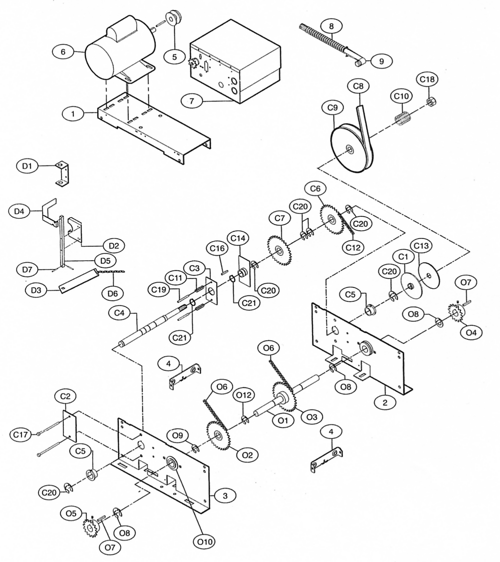 J5011 & All J Series Industrial Jackshaft Parts
